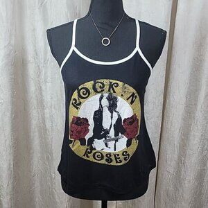 Black Rock'n Roses Tank Top